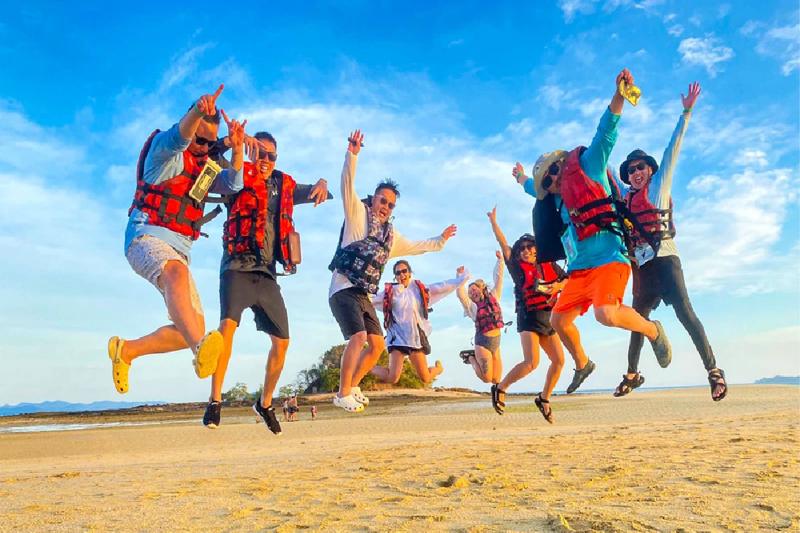 Jetski ride along the coast of Phuket, exploring hidden beaches and rocky landscapes.Jetski ride alo